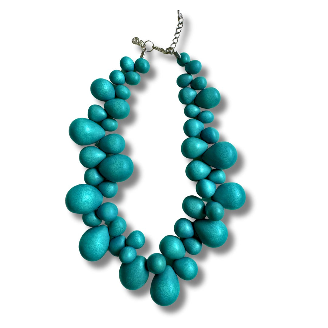 Collana Tibet legno regolabile-collana-EW-petrolio-Bijondo