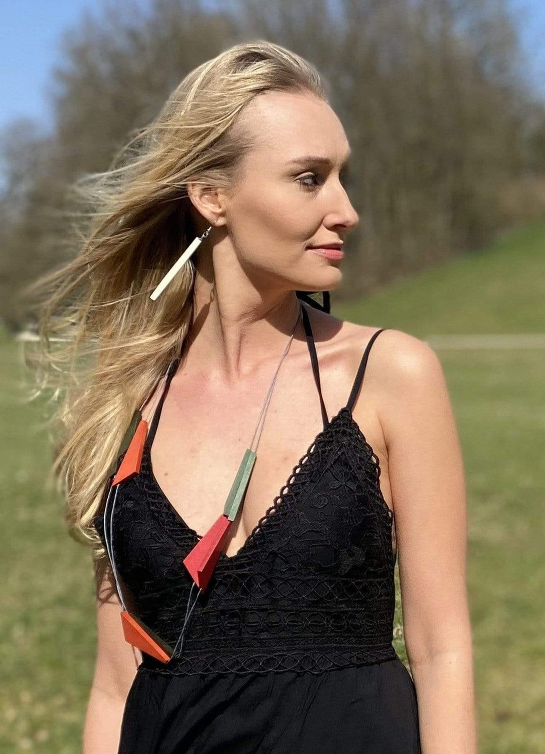 Collana Togo - arancione - Bijondo