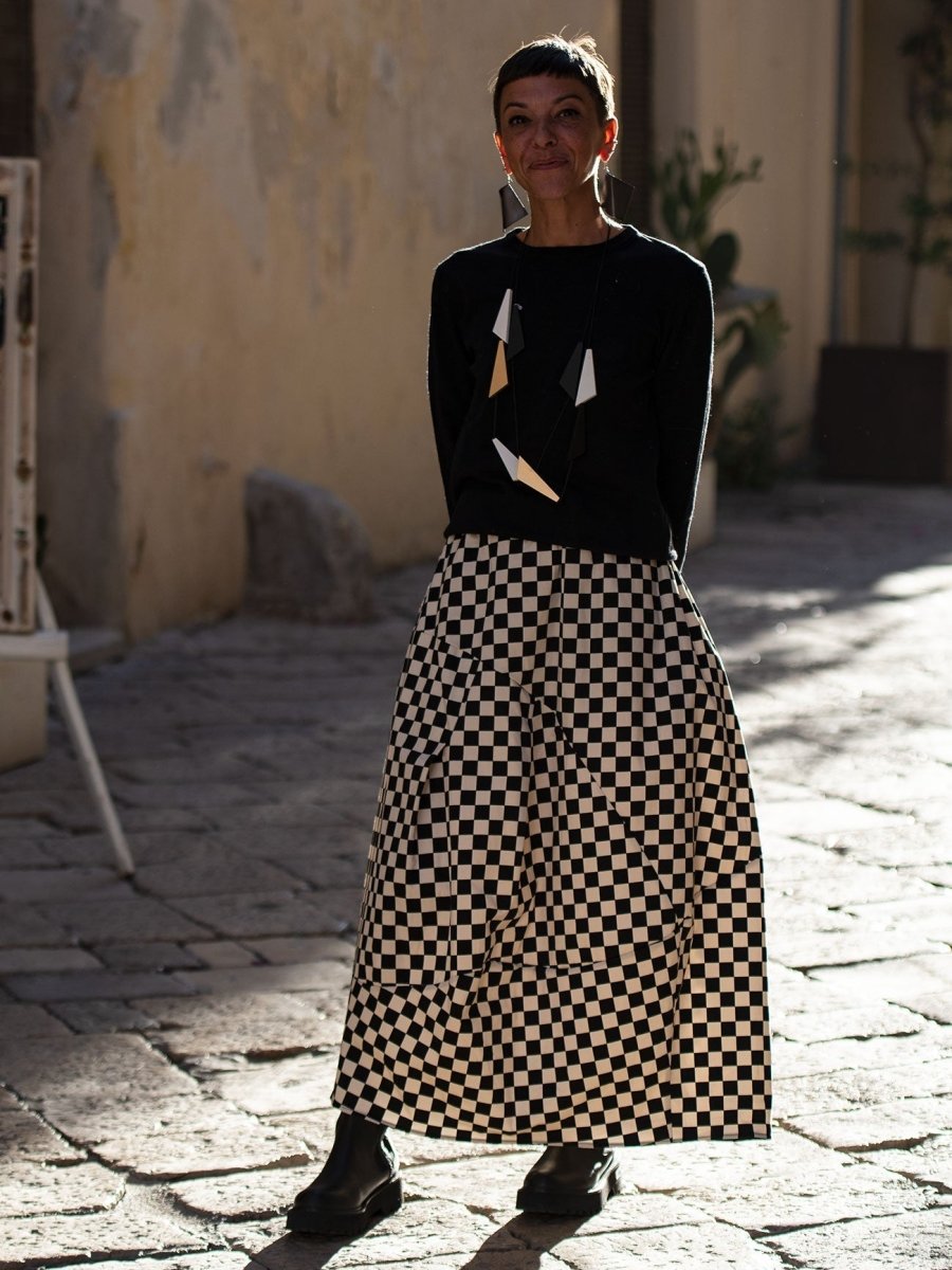 Collana Togo metallic - bianco - Bijondo