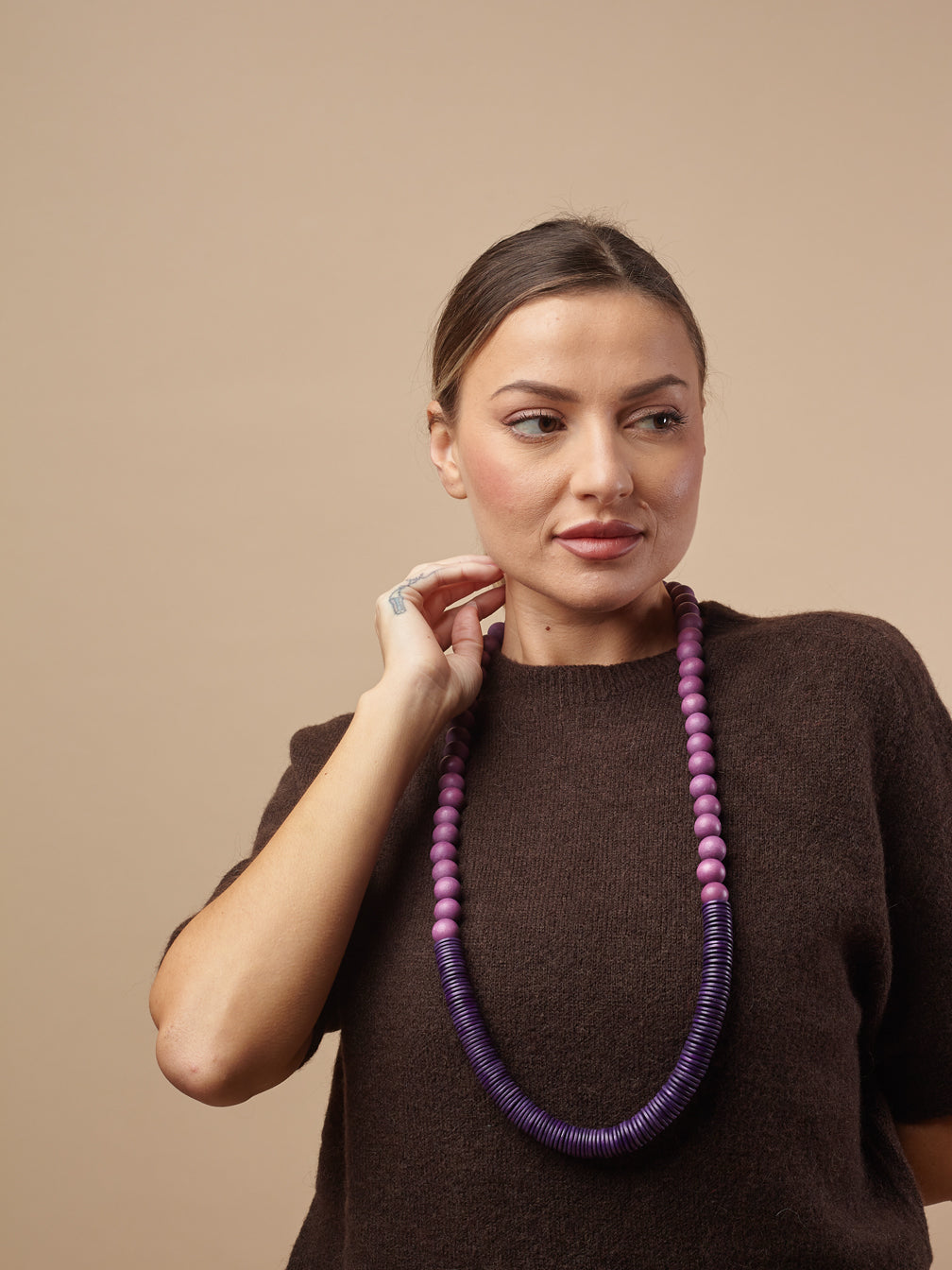 Collana Tunisia lunga legno-collana-Bijondo-Bijondo