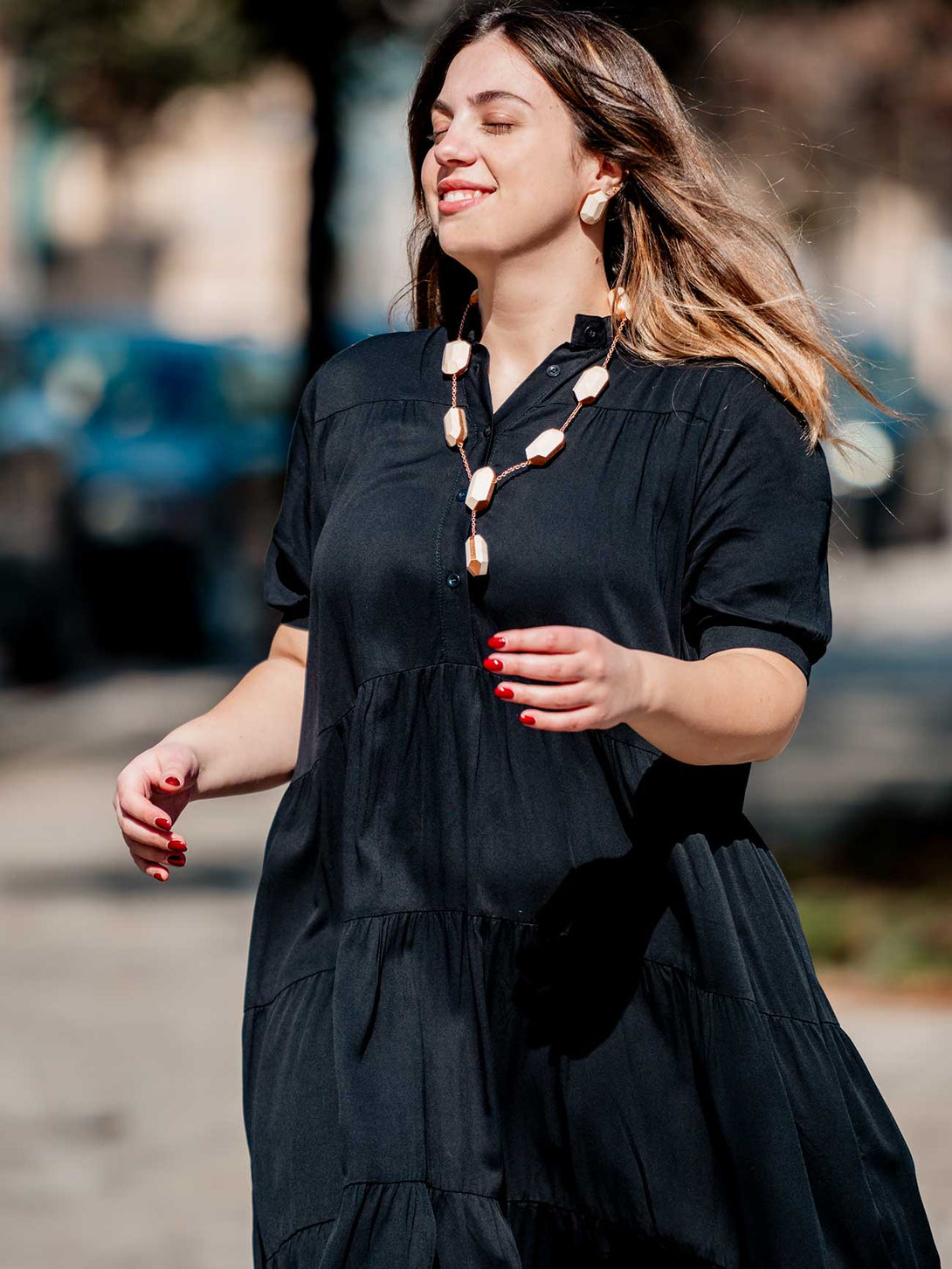 Collana Y con legno Serena-collana-EW-Bijondo