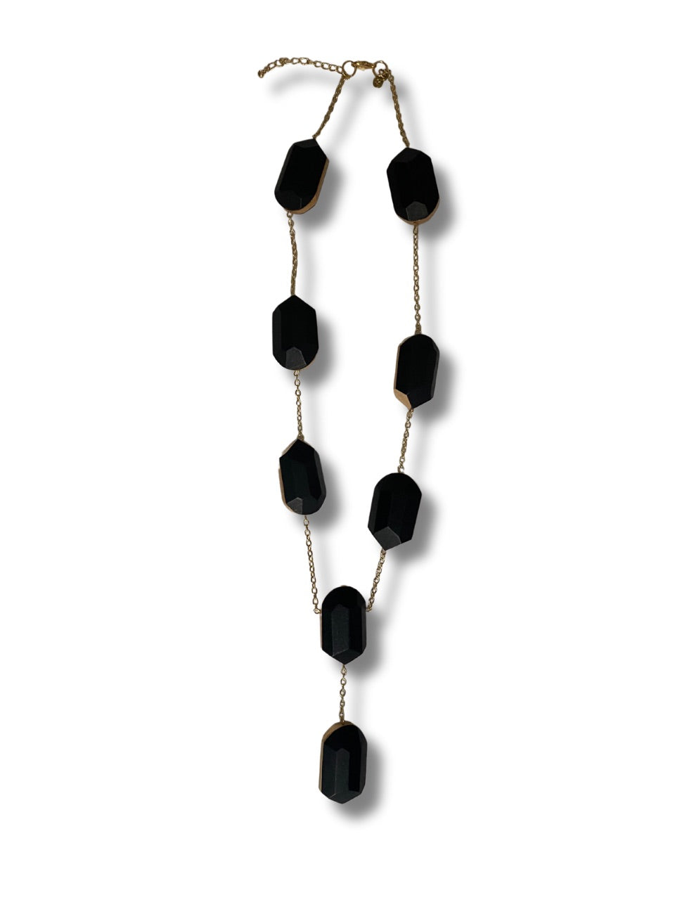 Collana Y con legno Serena-collana-EW-nero-Bijondo