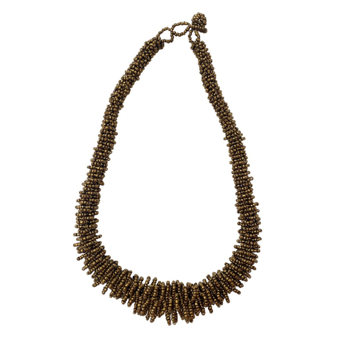 Collana cordone vetro Creta-oro-Bijondo