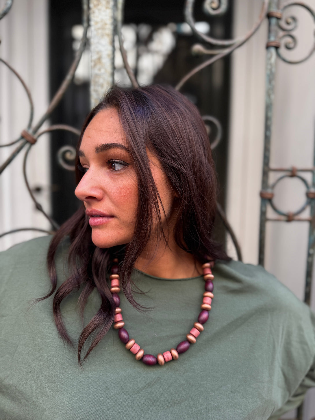 Collana corta, legno Agnes-colllana-Bijondo-Bijondo