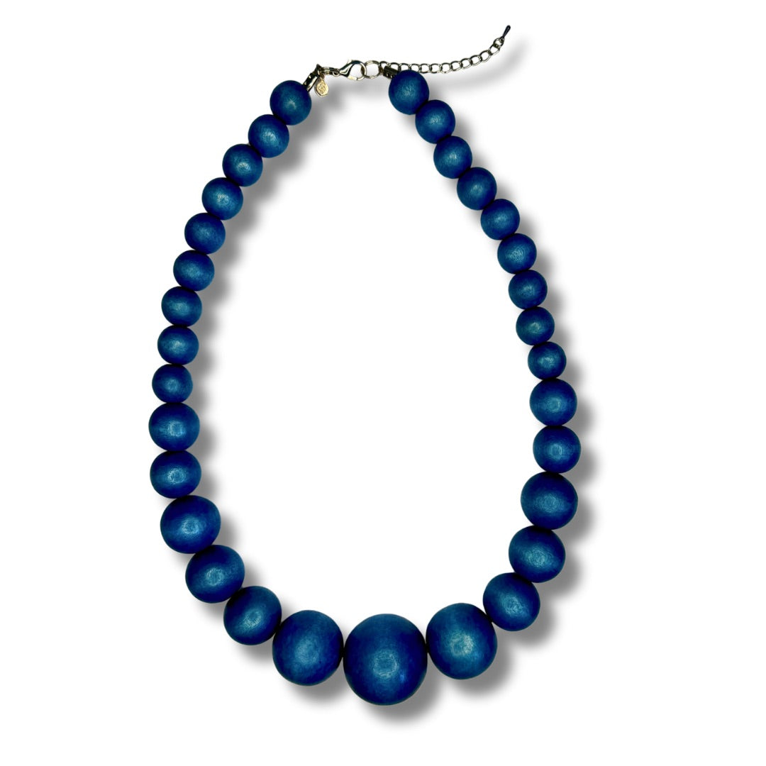 Collana corta legno Bulgaria-collana-EW-blu-Bijondo