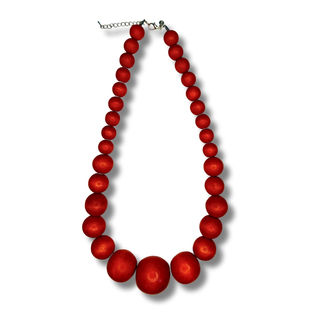 Collana corta legno Bulgaria-collana-EW-rosso-Bijondo