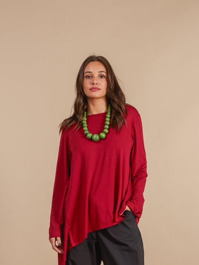 Collana corta legno Bulgaria-collana-EW-verde-Bijondo