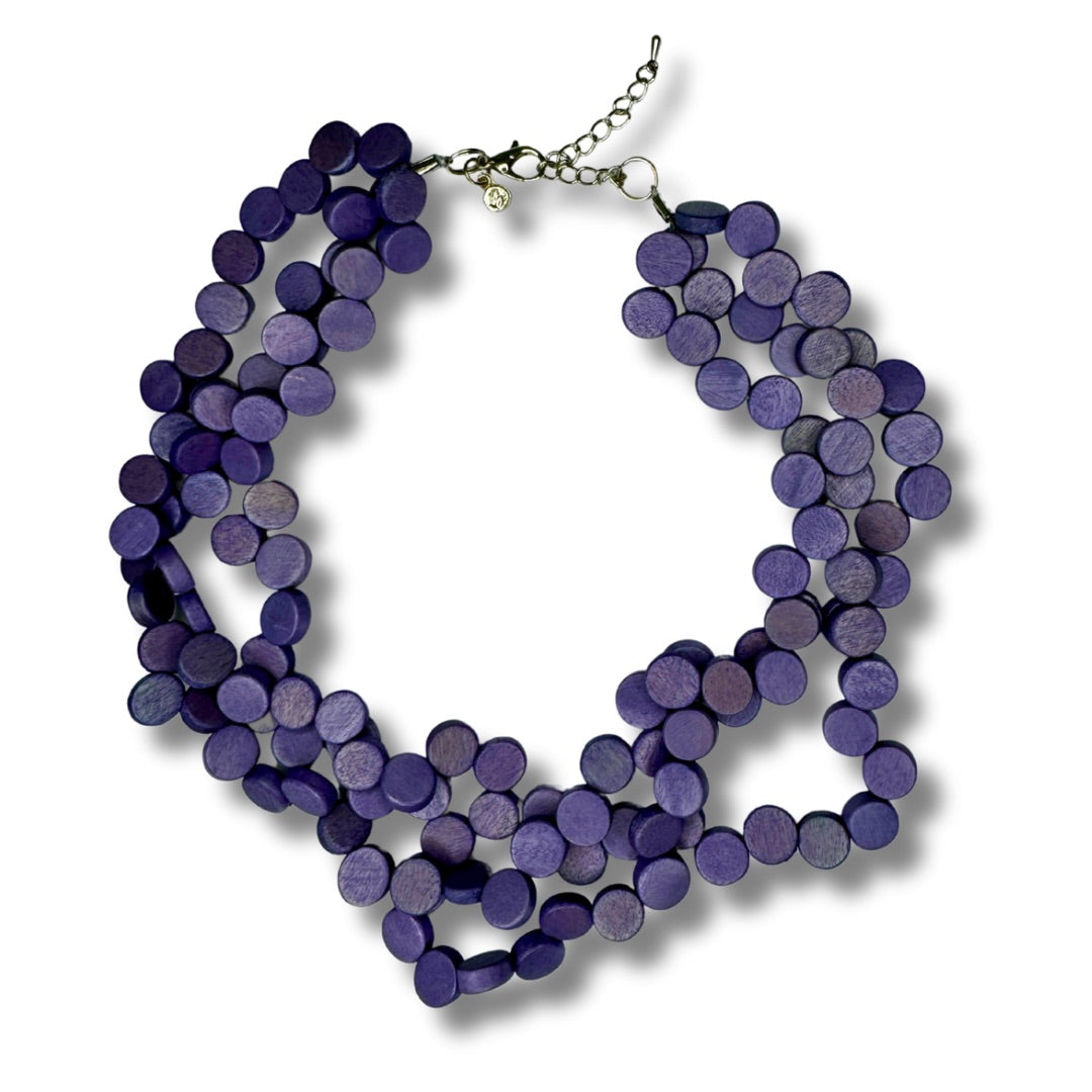 Collana corta legno Islanda regolabile-collana-EW-lilla-Bijondo