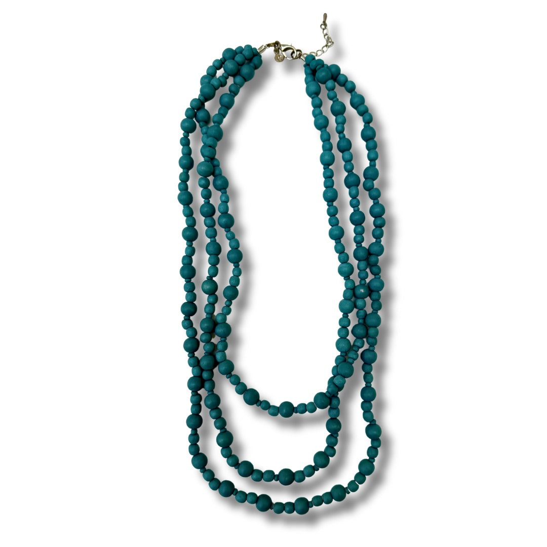 Collana corta legno Olyvia-collana-Bijondo-Celeste-Bijondo