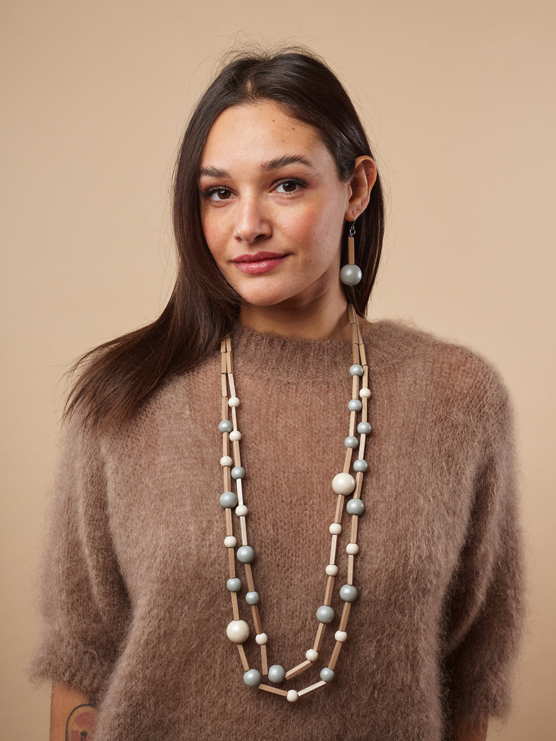 Collana leggera regolabile Charvi metallic-collana-Bijondo-Pearl-Bijondo