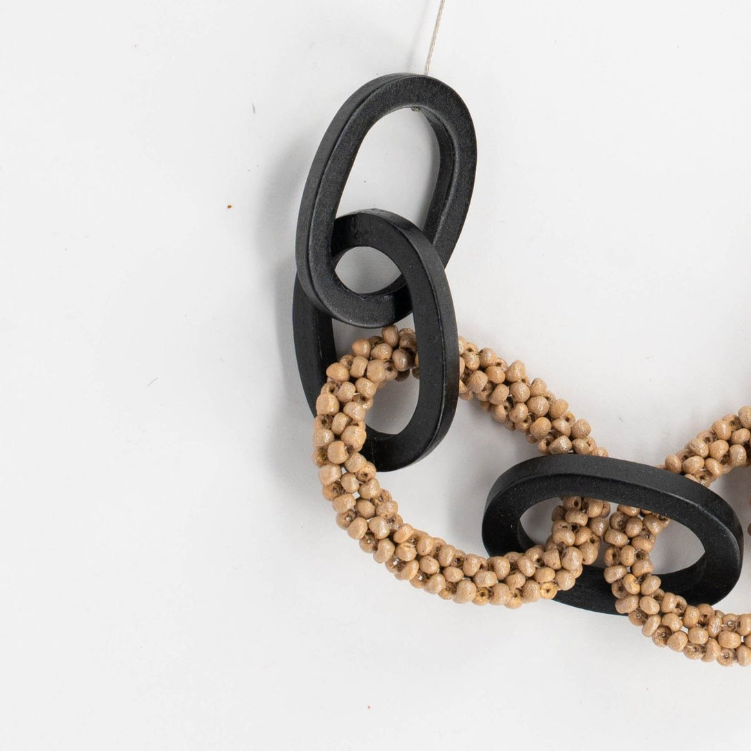 Collana legno Aiden - nero - Bijondo