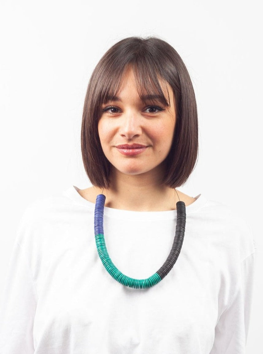 Collana legno Aurelie - nero - Bijondo