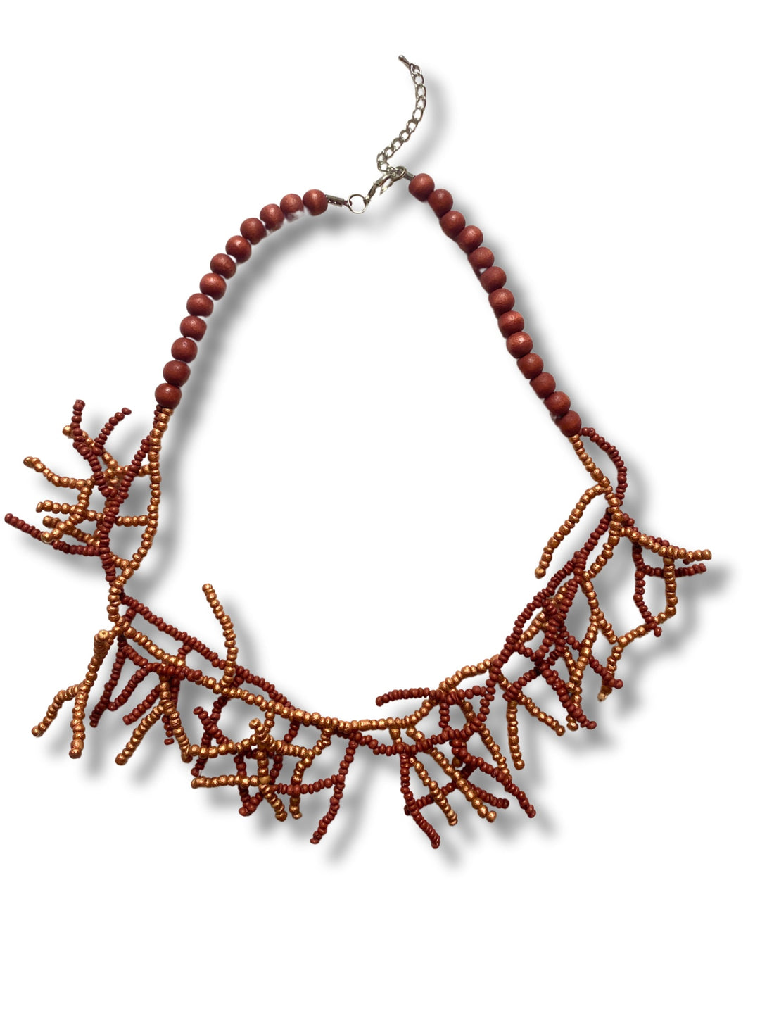 Collana legno Corallo-collana-Bijondo-terra-Bijondo