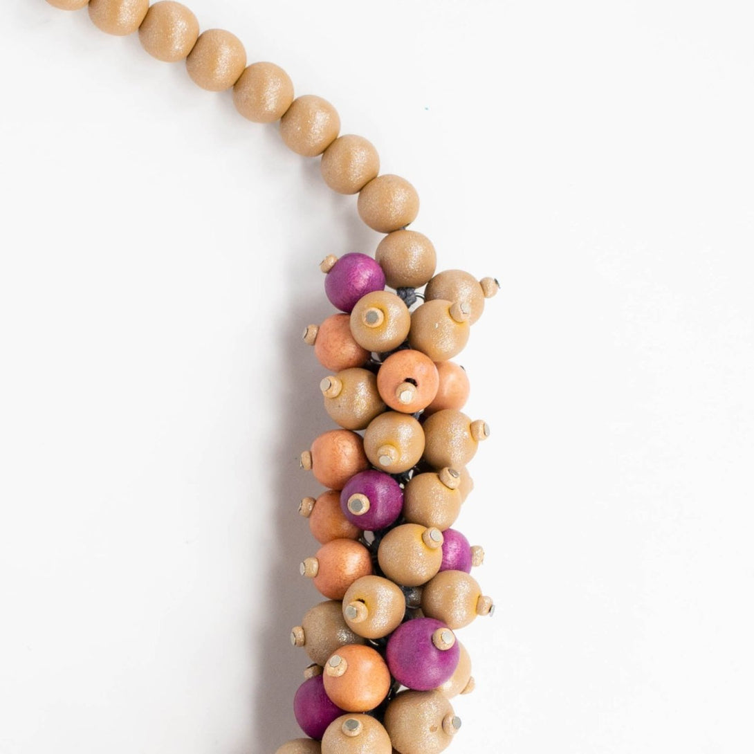 Collana legno Delilah - beige - Bijondo