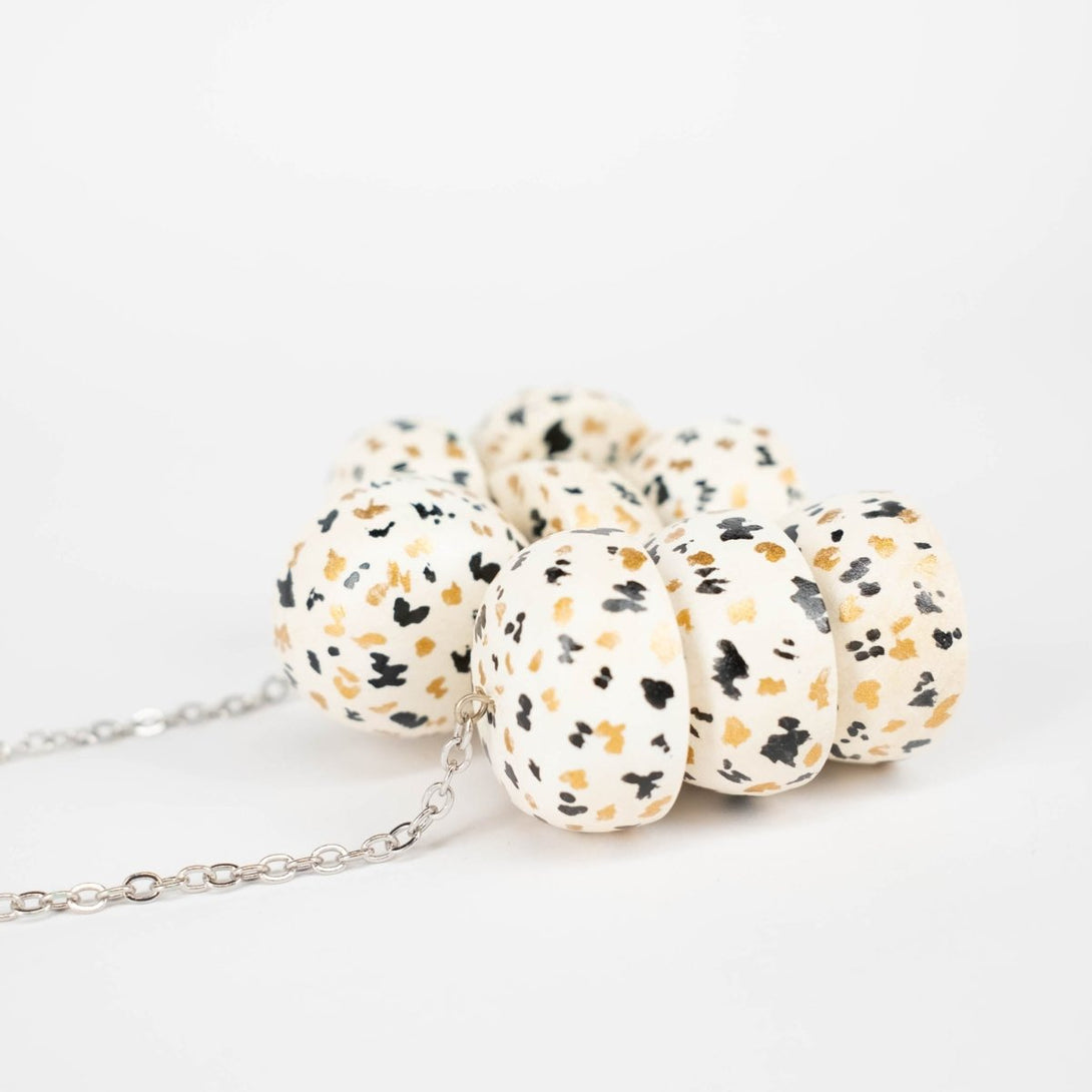 Collana legno Esti - bianco - Bijondo