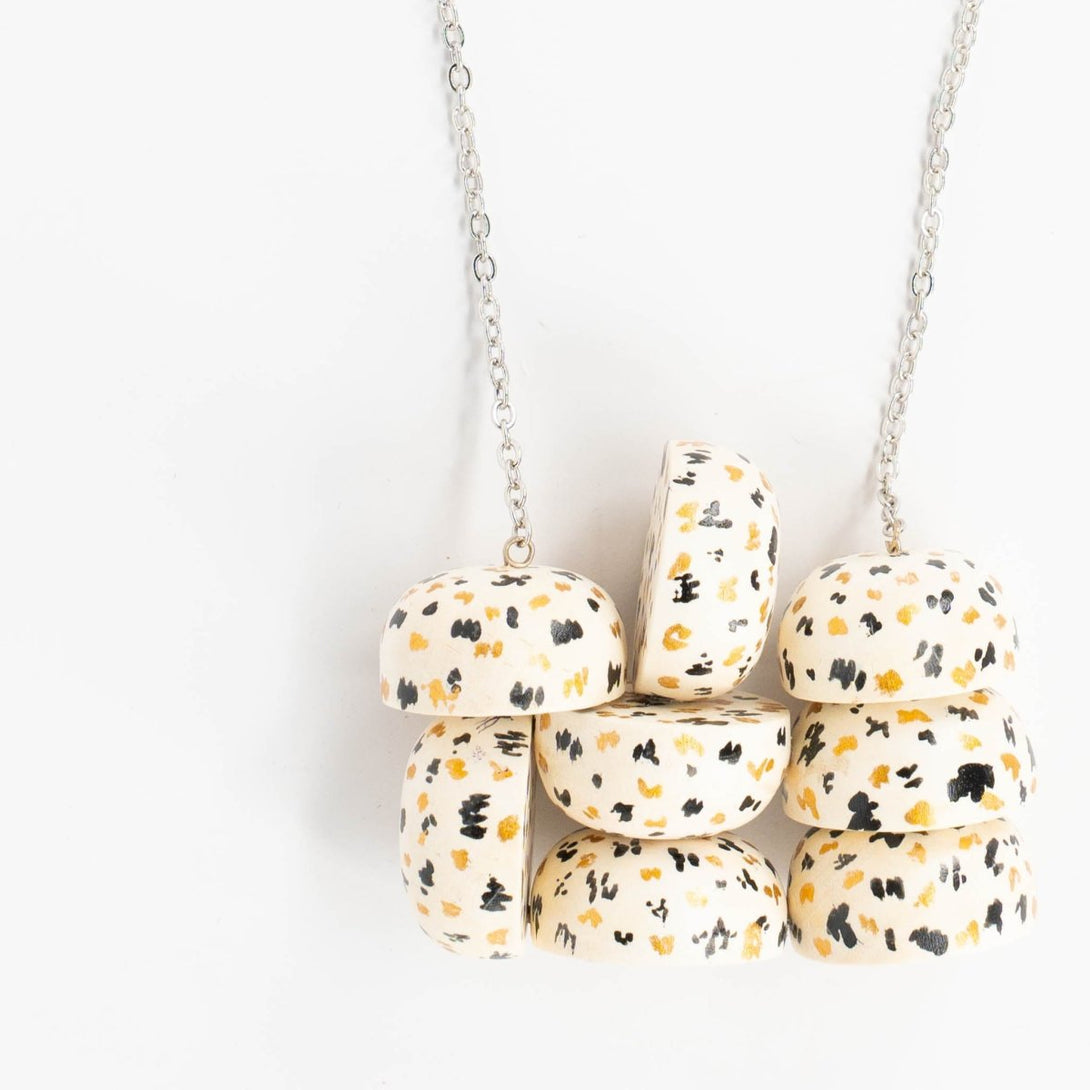 Collana legno Esti - bianco - Bijondo