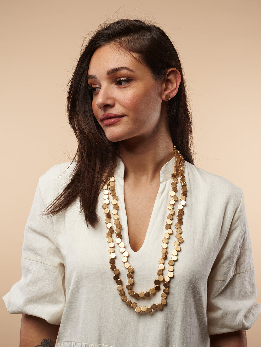 Collana legno Fatu Hiva Metallic, Bigiotteria Design-collana-Bijondo-Bijondo