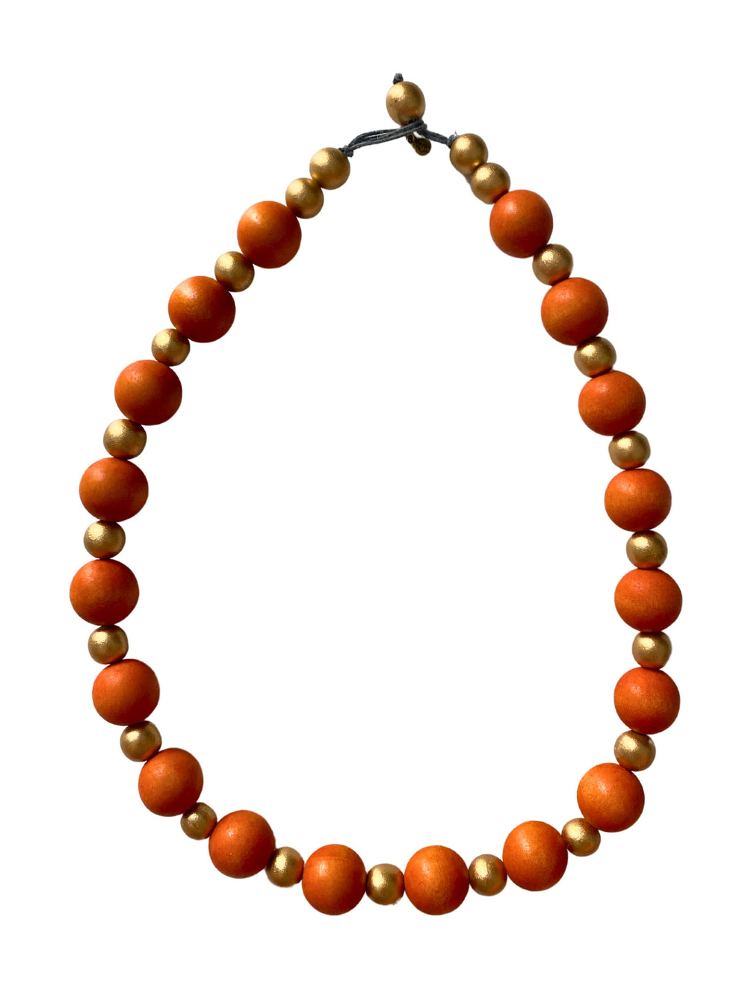 Collana legno Gianna-collana-EW-arancione-Bijondo