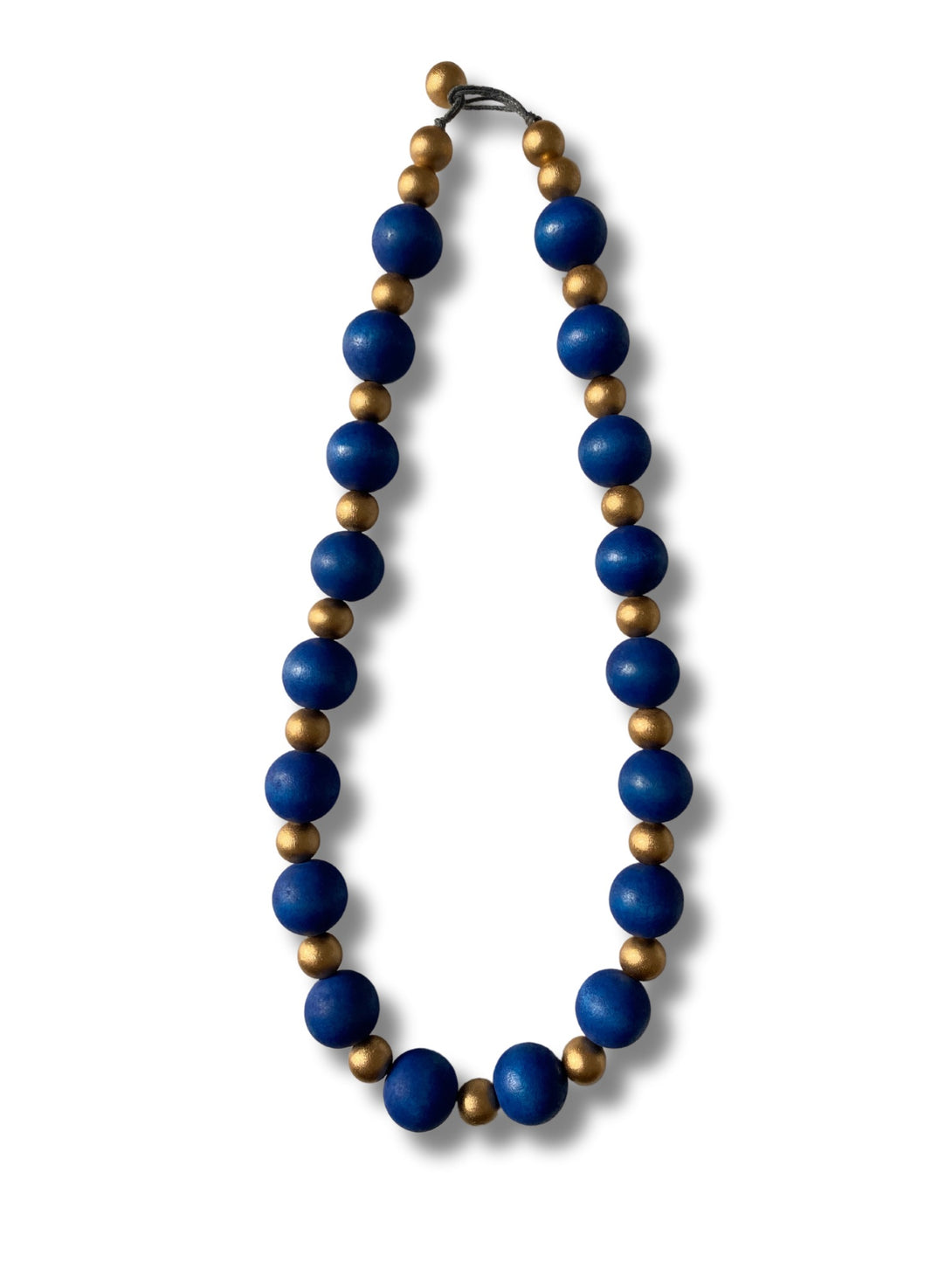 Collana legno Gianna-collana-EW-blu elettrico-Bijondo