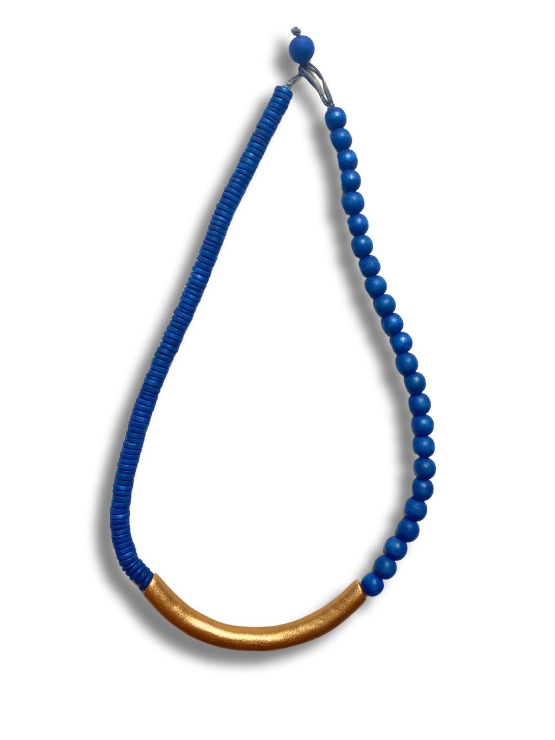 Collana legno Holly metallic-collana-EW-celeste-Bijondo