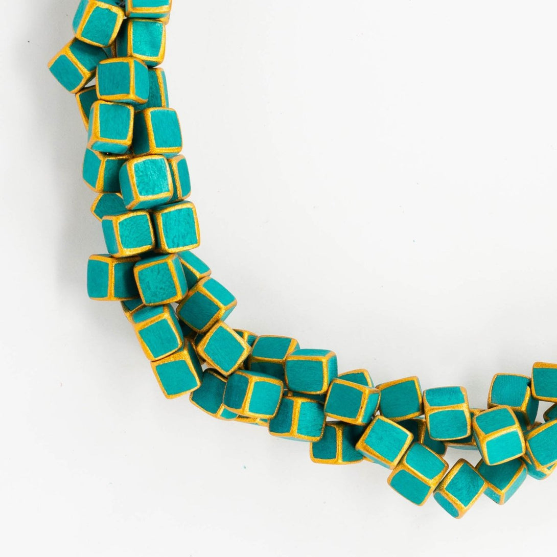 Collana legno Idoya - smeraldo - Bijondo