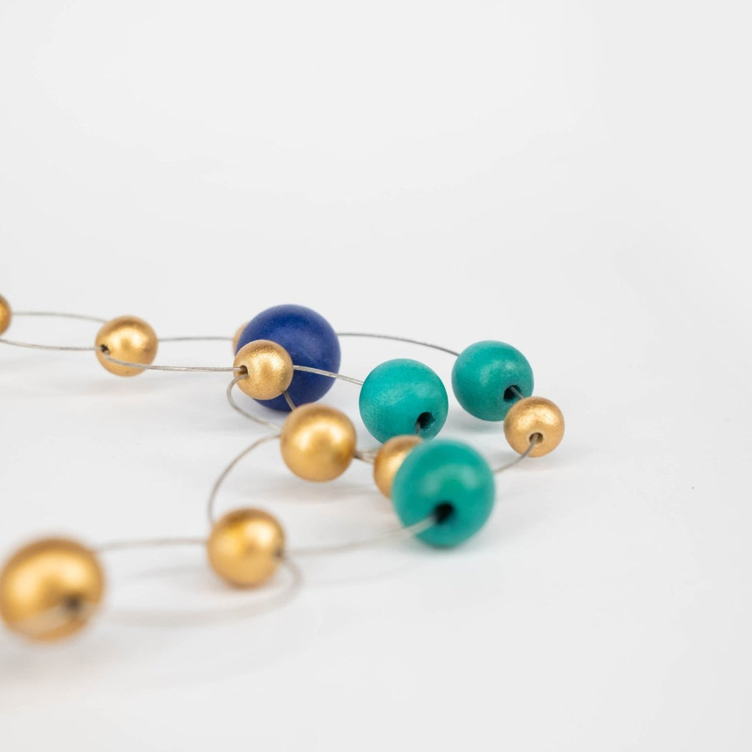 Collana legno Ione - oro - Bijondo