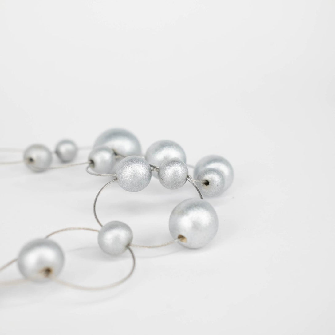 Collana legno Ione - argento - Bijondo