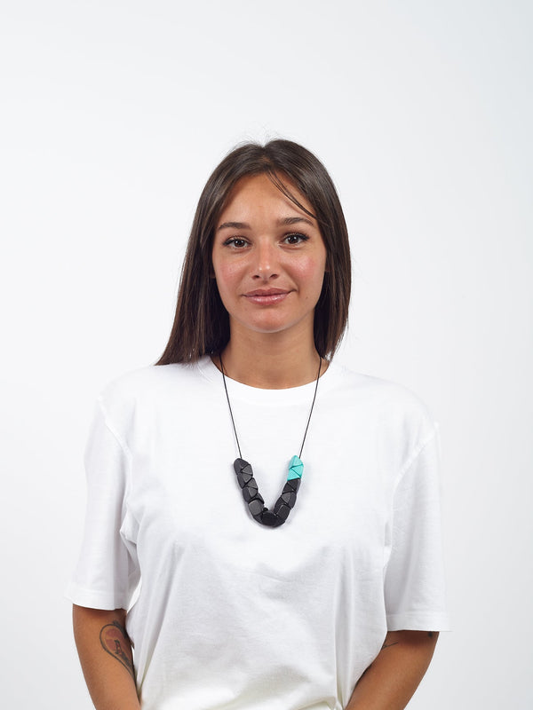 Collana legno Ivy-nero-Bijondo