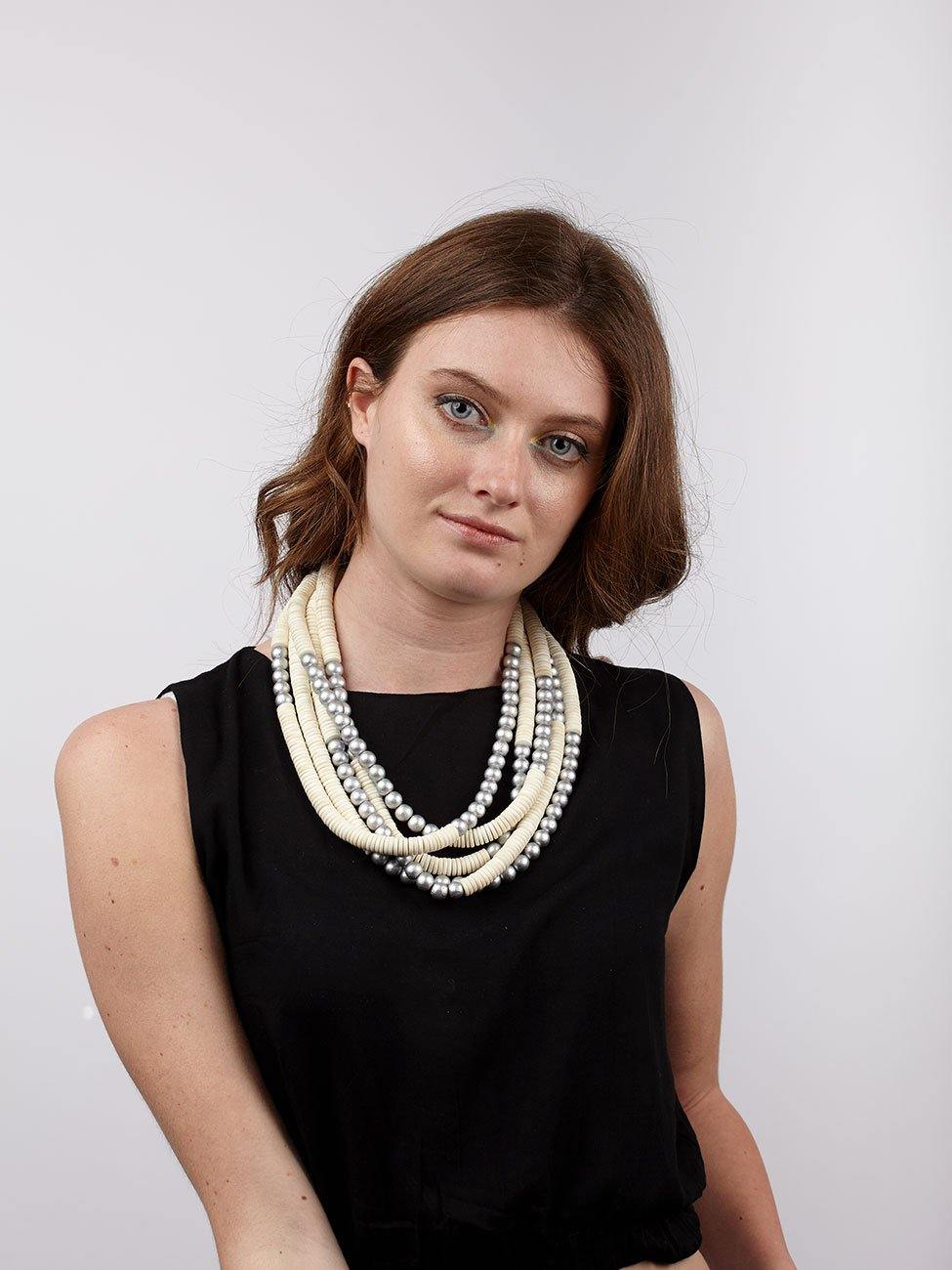 Collana Kazakistan Metallic - rame - Bijondo