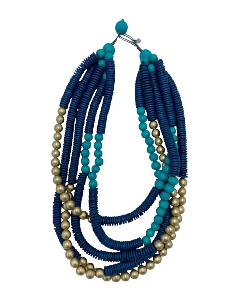 Collana Kazakistan Metallic - oro - Bijondo