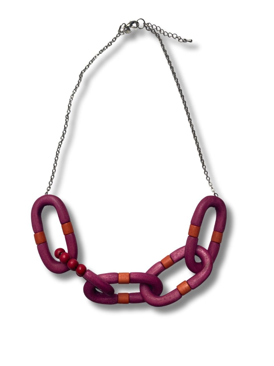 Collana legno Lily-collana-Bijondo-fucsia-Bijondo