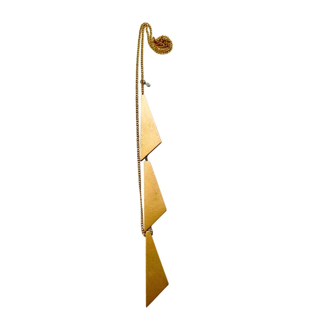 Collana legno Lomé metallic-oro-Bijondo