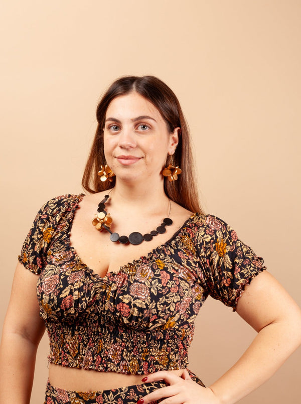 Collana legno Mel metallic-Collana-Bijondo-Bijondo