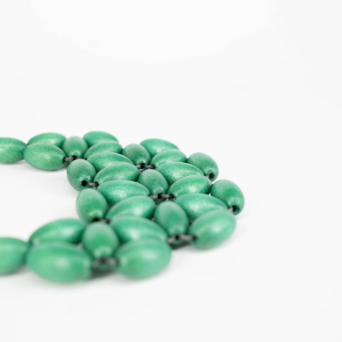 Collana legno Mila - verde - Bijondo