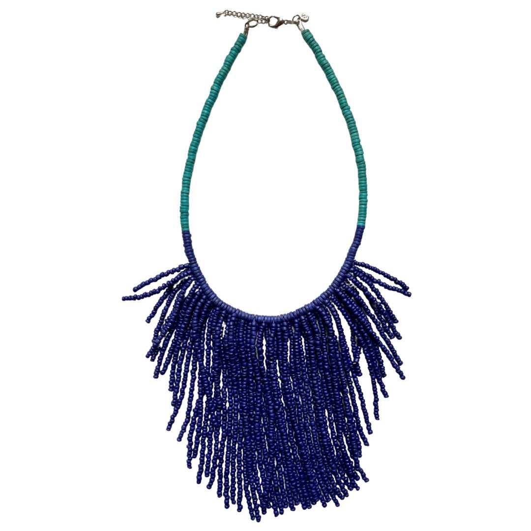 Collana legno Millie - viola - Bijondo