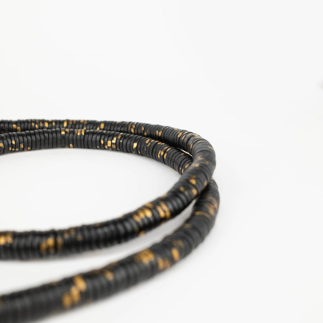 Collana legno Noa metallic - nero - Bijondo