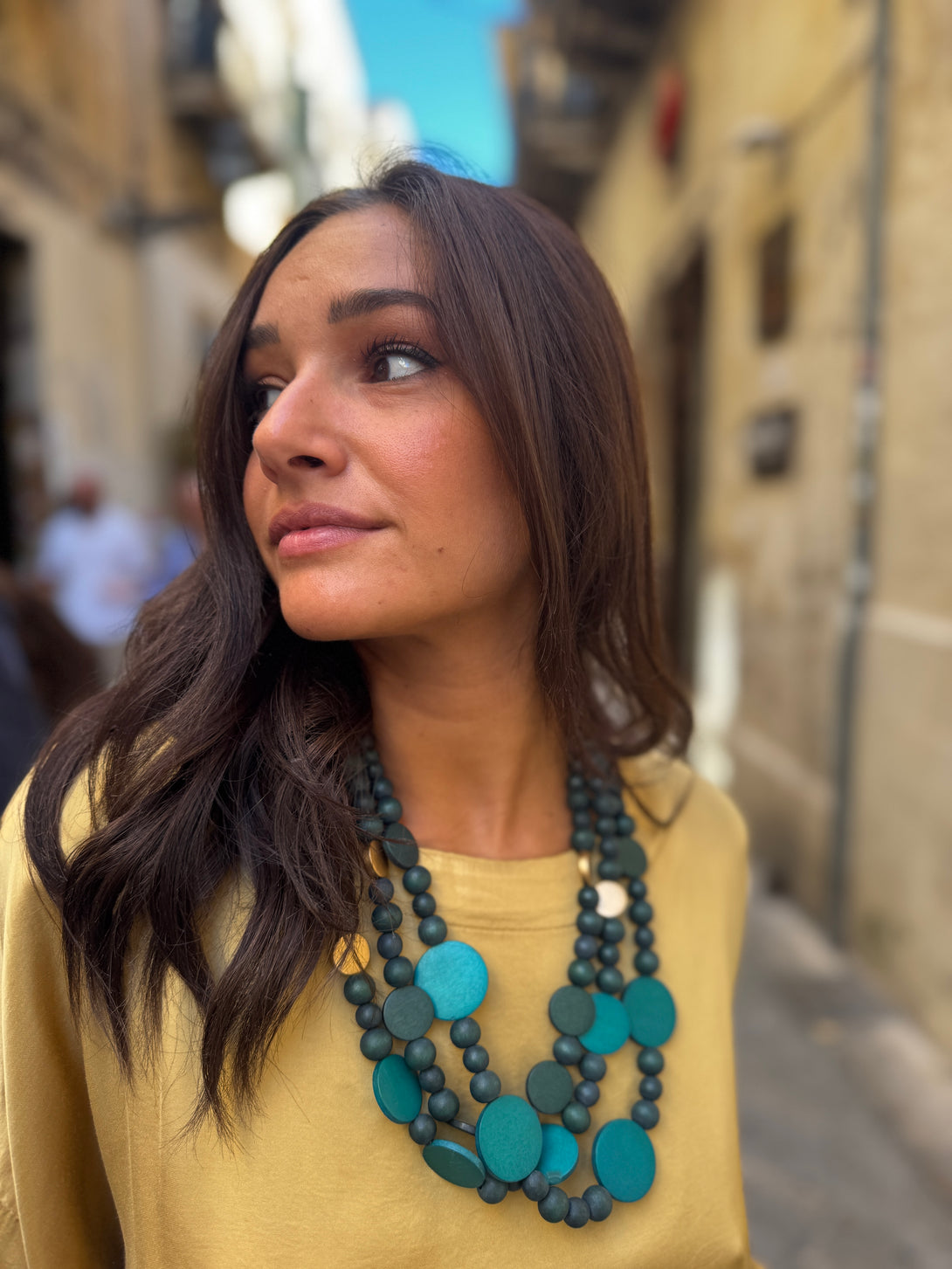 Collana legno Nora Big metallic-collana-EW-Bijondo