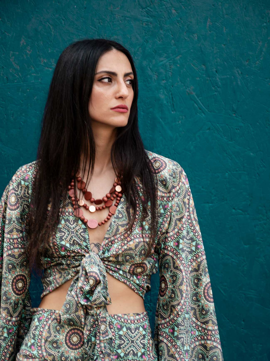 Collana legno Nora metallic-collana-EW-Bijondo