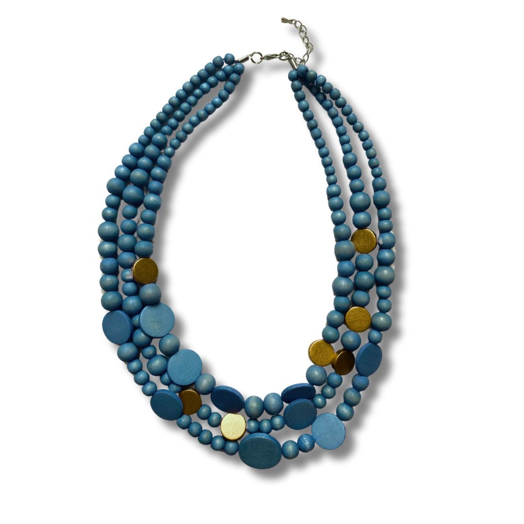 Collana legno Nora metallic-collana-EW-Celeste-Bijondo