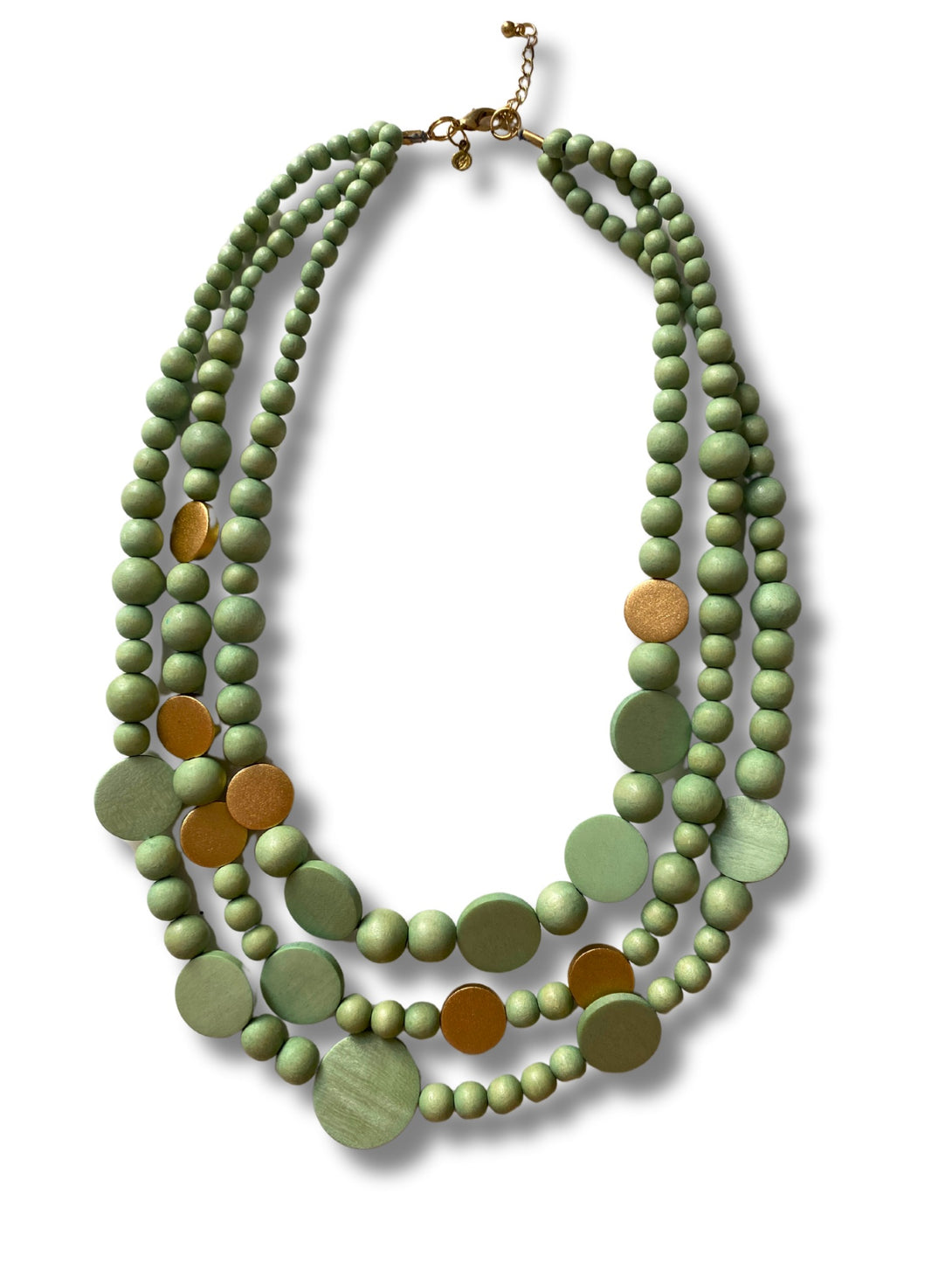 Collana legno Nora metallic-collana-EW-Verde-Bijondo
