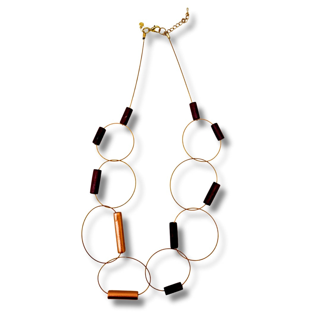 Collana legno Orbita-collana-EW-Terra-Bijondo