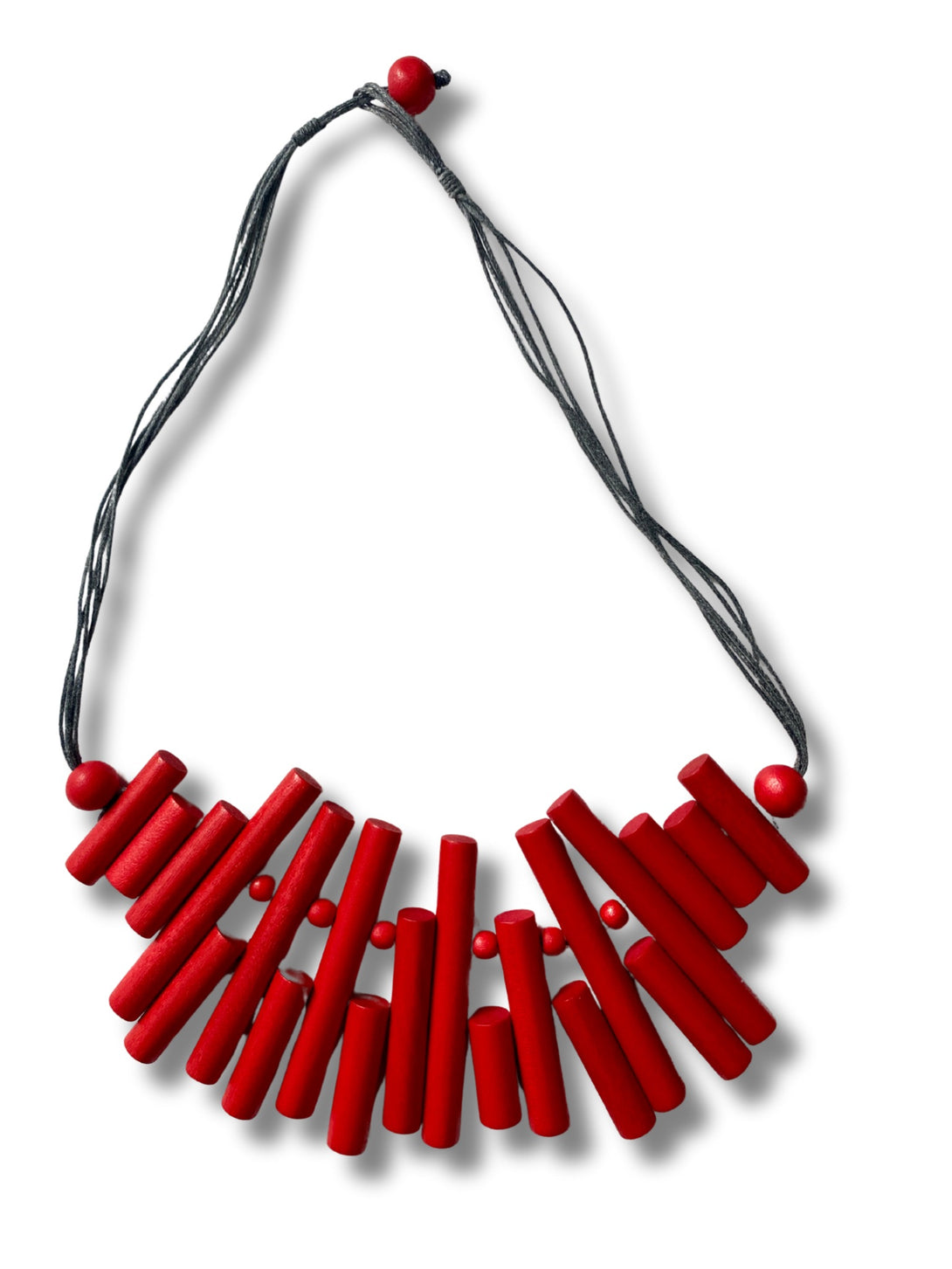 Collana legno Penelope metallic-Collana-EW-rosso-Bijondo