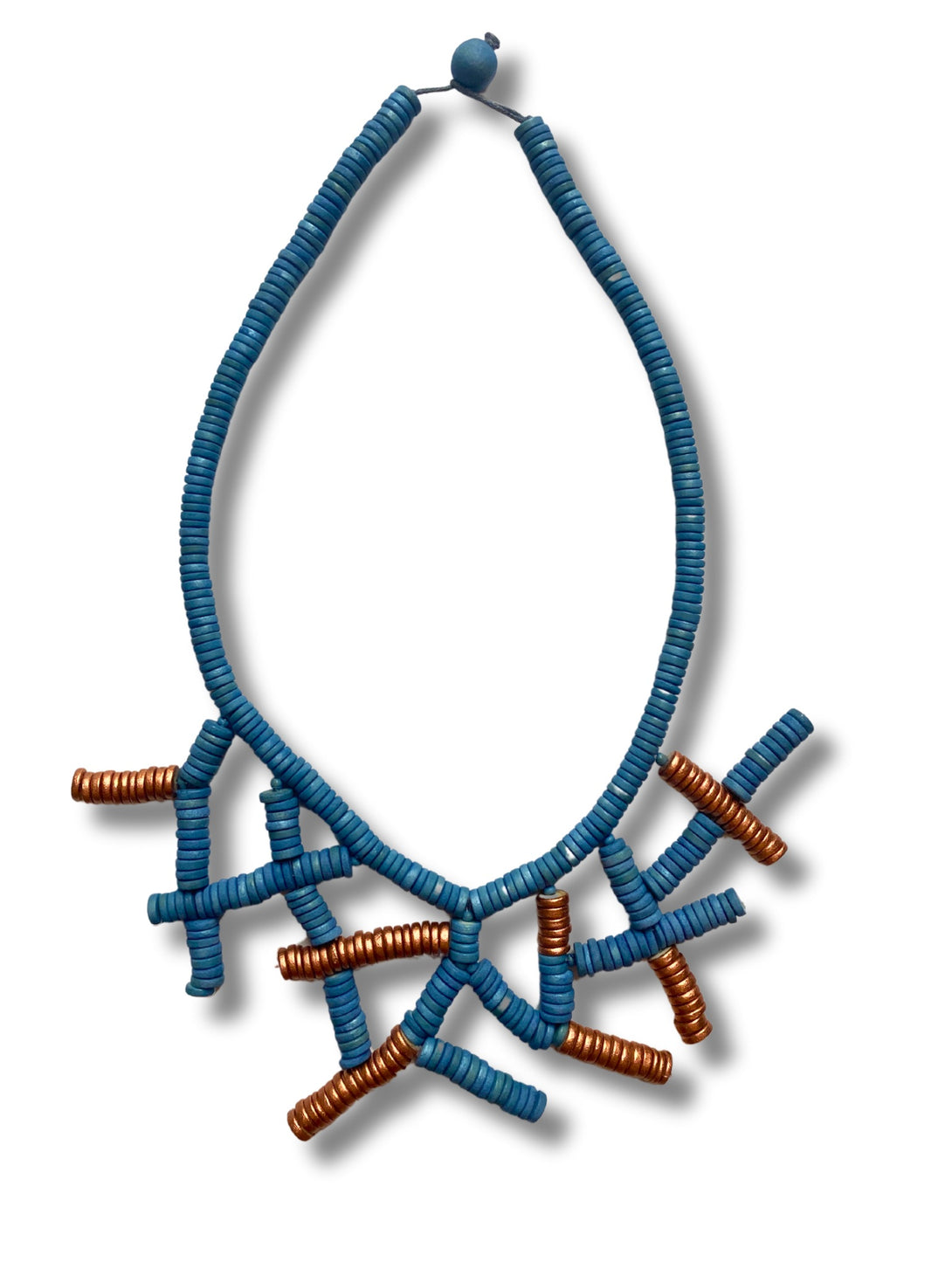 Collana legno Rosie-collana-EW-celeste-Bijondo