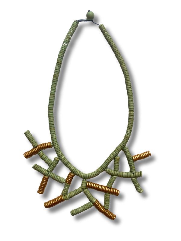 Collana legno Rosie-collana-EW-verde-Bijondo