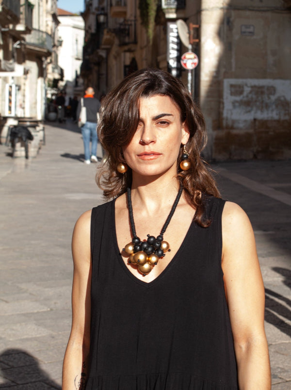 Collana legno Sagene metallic-collana-EW-oro-Bijondo