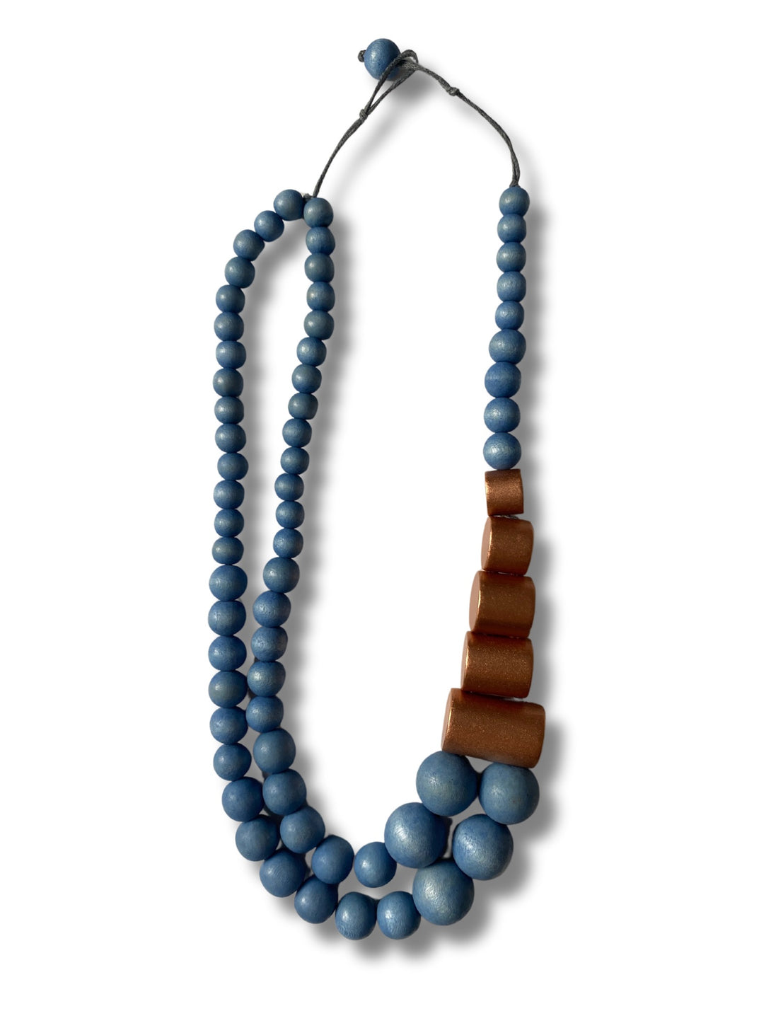 Collana legno Solène metallic-collana-EW-Celeste-Bijondo