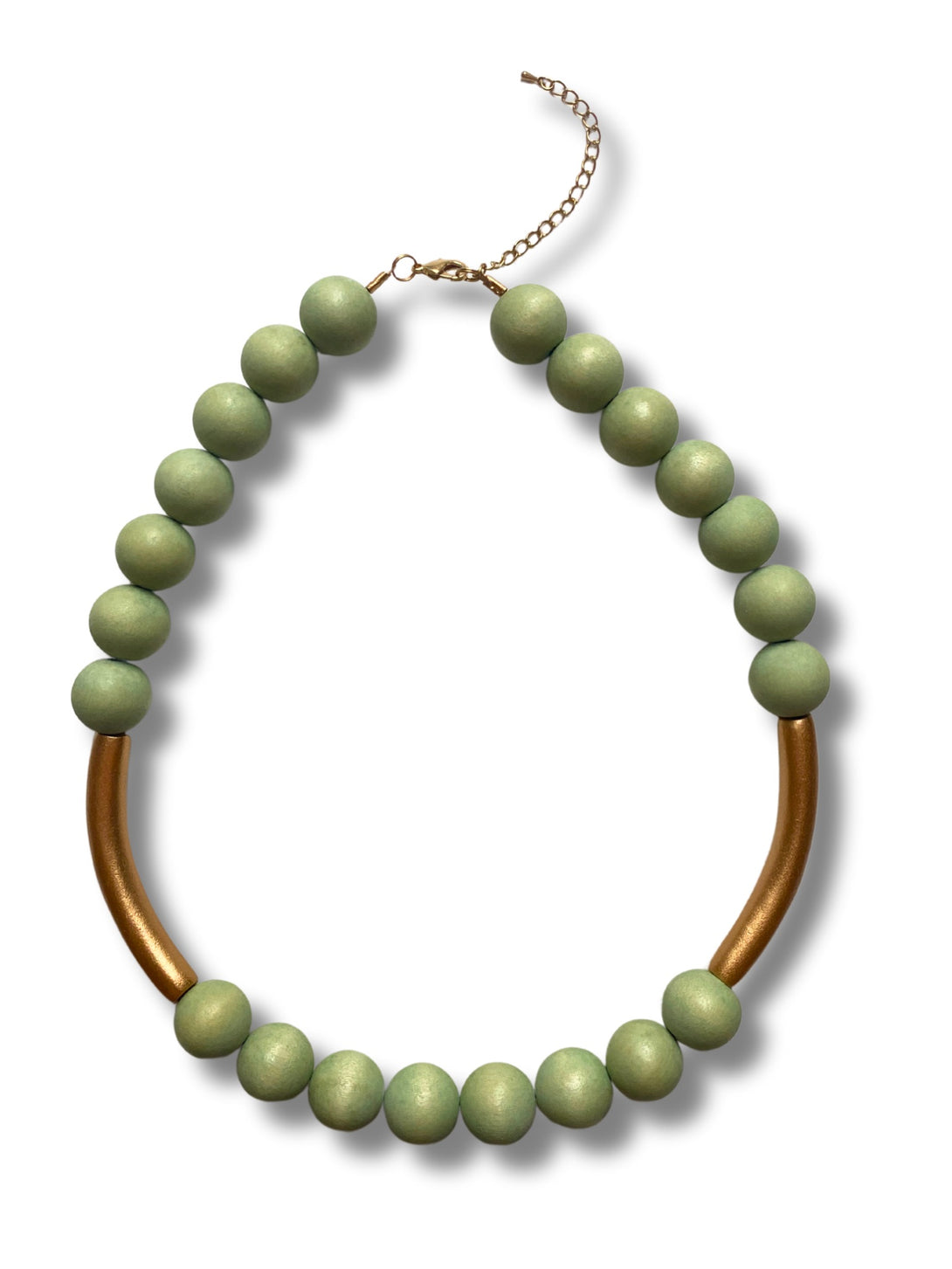 Collana legno Sonja metallic-Collana-EW-verde-Bijondo