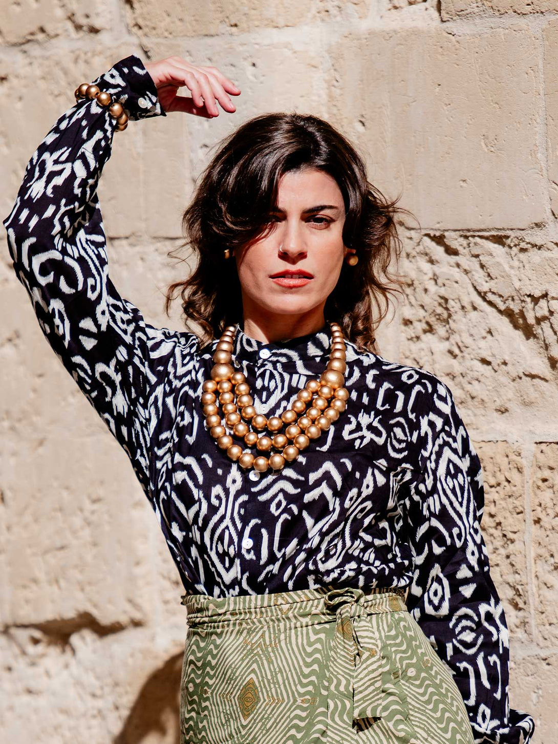 Collana legno Tallulah metallic-collana-EW-Bijondo