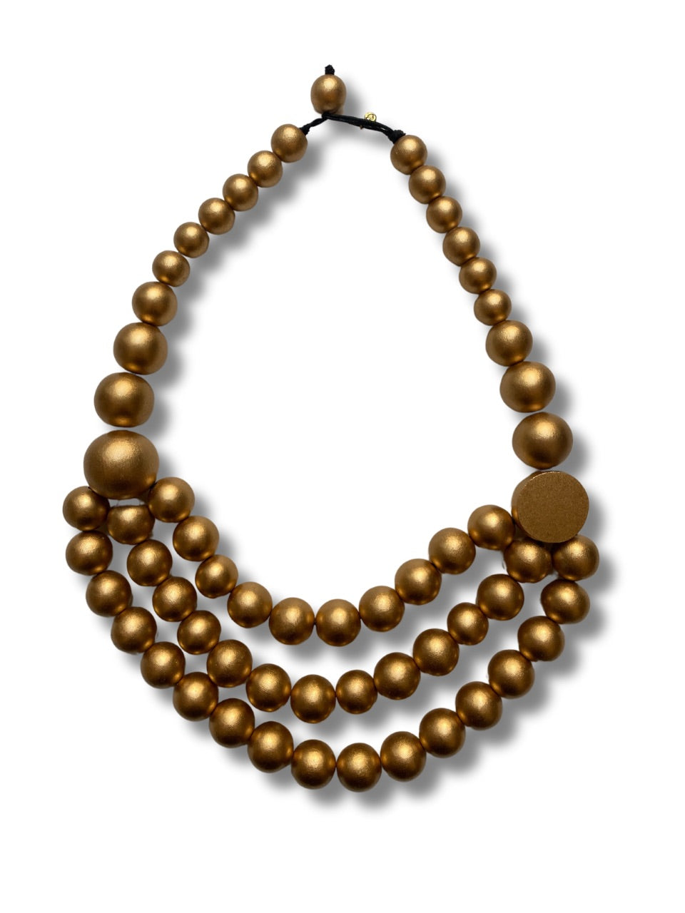Collana legno Tallulah metallic-collana-EW-oro-Bijondo
