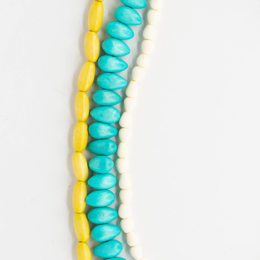 Collana legno Tiara - smeraldo - Bijondo